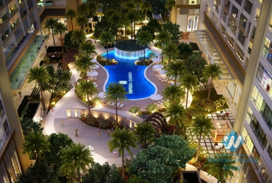 Furnished apartment for rent in Imperial garden, Thanh Xuan, Hanoi